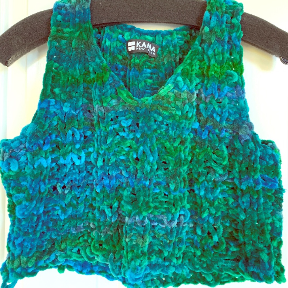 Designer sweater vest
